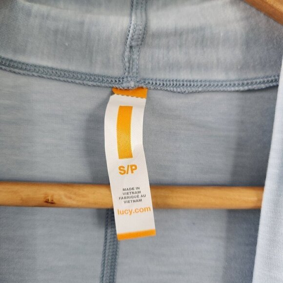 Lucy Enlightening Light Blue Wrap Sweater Cardigan - Picture 3 of 9